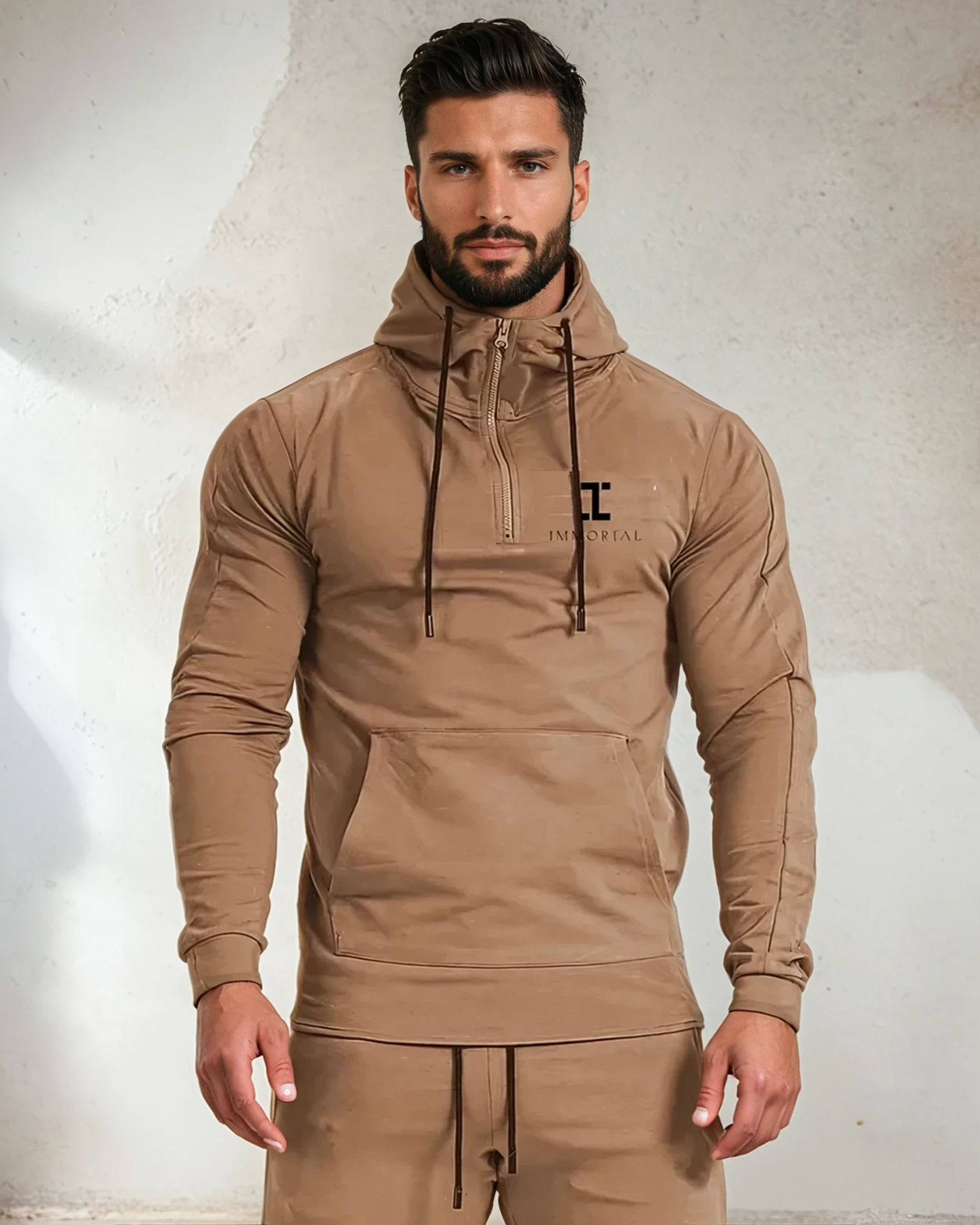 Men's Comfort Hoodie -Khaki