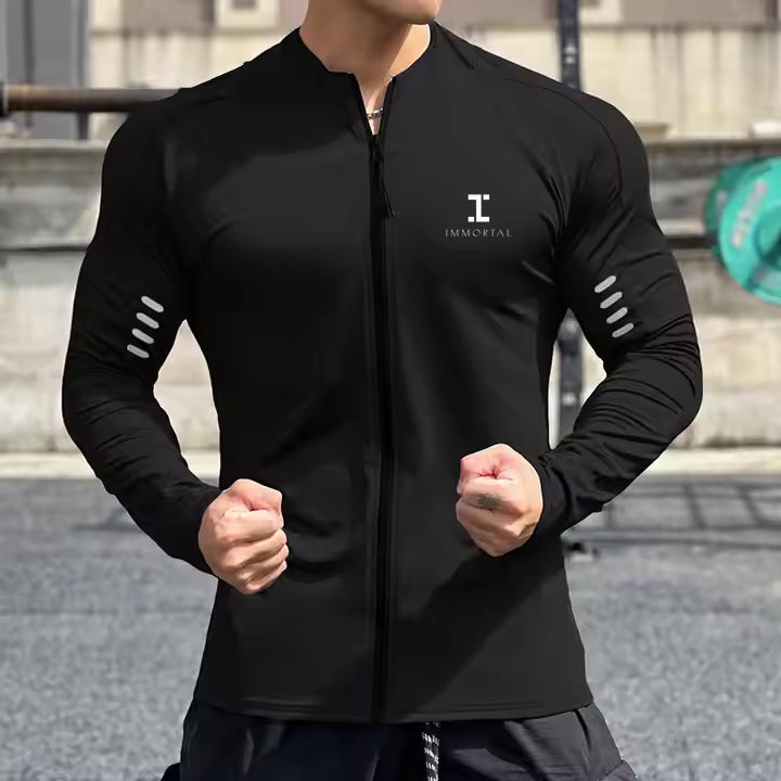 Men's Long Sleeve Training Full Zip