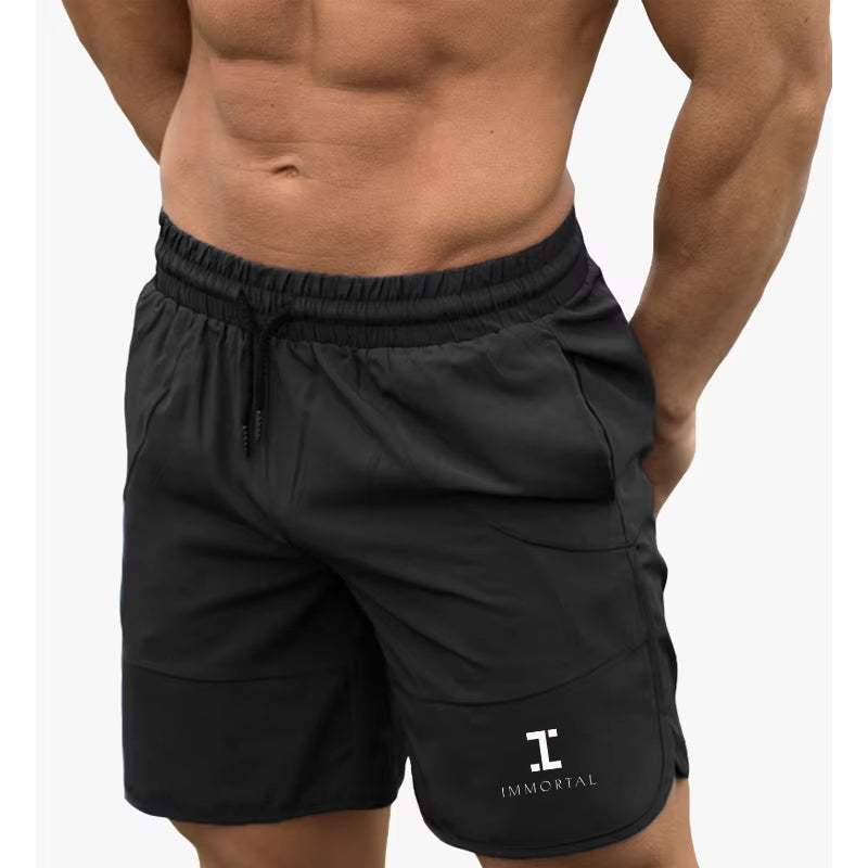 Men's Fitted Active Shorts (Black)