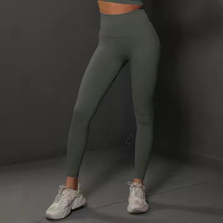 Women's Sports Leggings , The Ultimate Bum Sculpting leggings - Olive Green